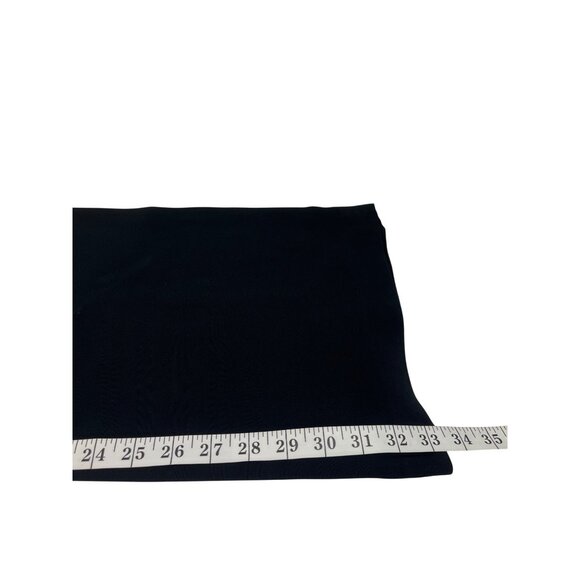 Wide-Leg Black Pants Size 42 By Worldly Things Made In Italy 88j - Picture 7 of 8